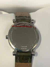 One Tiffany & Co Unisex Beautiful Watch SS Day Feature - $10K APR w COA! APR57