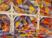 PETER PASSUNTINO "White Bridge #2" Oil on Canvas - $1.5K Appraisal Value! APR 57
