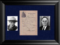 WILLIAM S. HARD Actor Signed Letter to Producer Ralph Block, 1942 - $3K VALUE APR 57