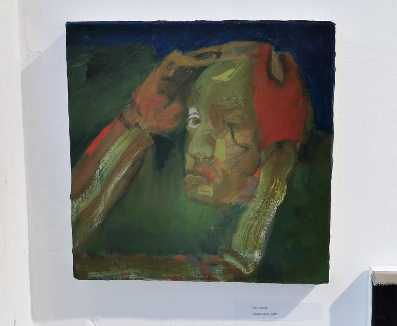 Piotr Kotlicki, 'Rescue (in Green)', Oil on Canvas, 2019 - Apr Value: $3K* APR 57