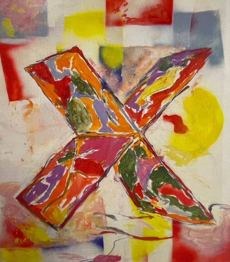 PETER PASSUNTINO "X" Oil on Canvas - $1.5K Appraisal Value APR 57
