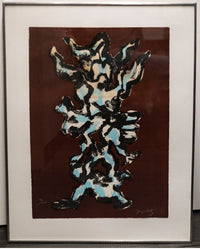Limited Edition Modern Abstract Figure Lithograph Print - $5K APR Value w/ CoA! APR 57
