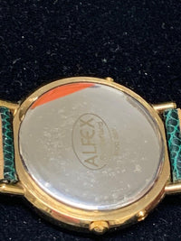 ALFEX BRAND NEW Swiss Made Unisex Gold-Tone Wristwatch - $6K APR Value w/ CoA! APR 57
