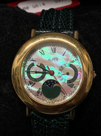 ALFEX BRAND NEW Swiss Made Unisex Gold-Tone Wristwatch - $6K APR Value w/ CoA! APR 57