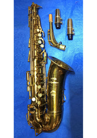 RARE Vintage 1935 Henri Selmer Paris Radio Improved Alto Saxophone w/Vintage Soloist Scroll Short Shank C* Mouthpiece and Custom Case- $8K VALUE APR 57