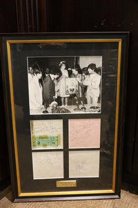 Beatles Live at Convention Hall Vintage Photograph, Autographs & Ticket Stub - $80K VALUE APR 57