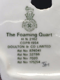 ROYAL DOULTON "The Foaming Quart" Collectible Ceramic Figurine, 1954 - $1K VALUE APR 57