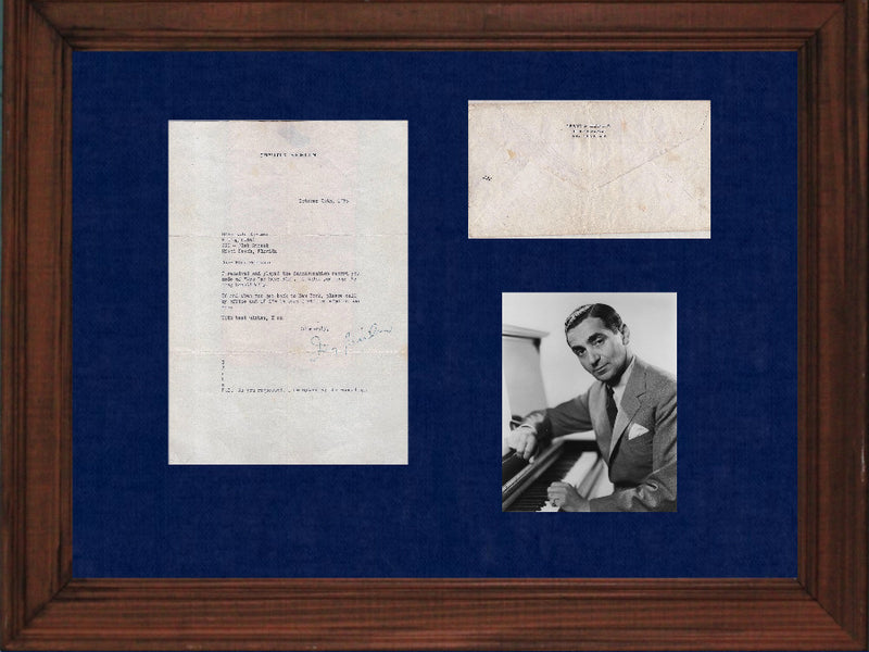 IRVING BERLIN Famous Composer & Songwriter Signed Personalized Letter - $10K VALUE* APR 57