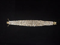 Amazing Vintage Solid Gold & Silver Diamond Bracelet, Approx. 25 Cts. - $50K APR Value w/ CoA! APR 57