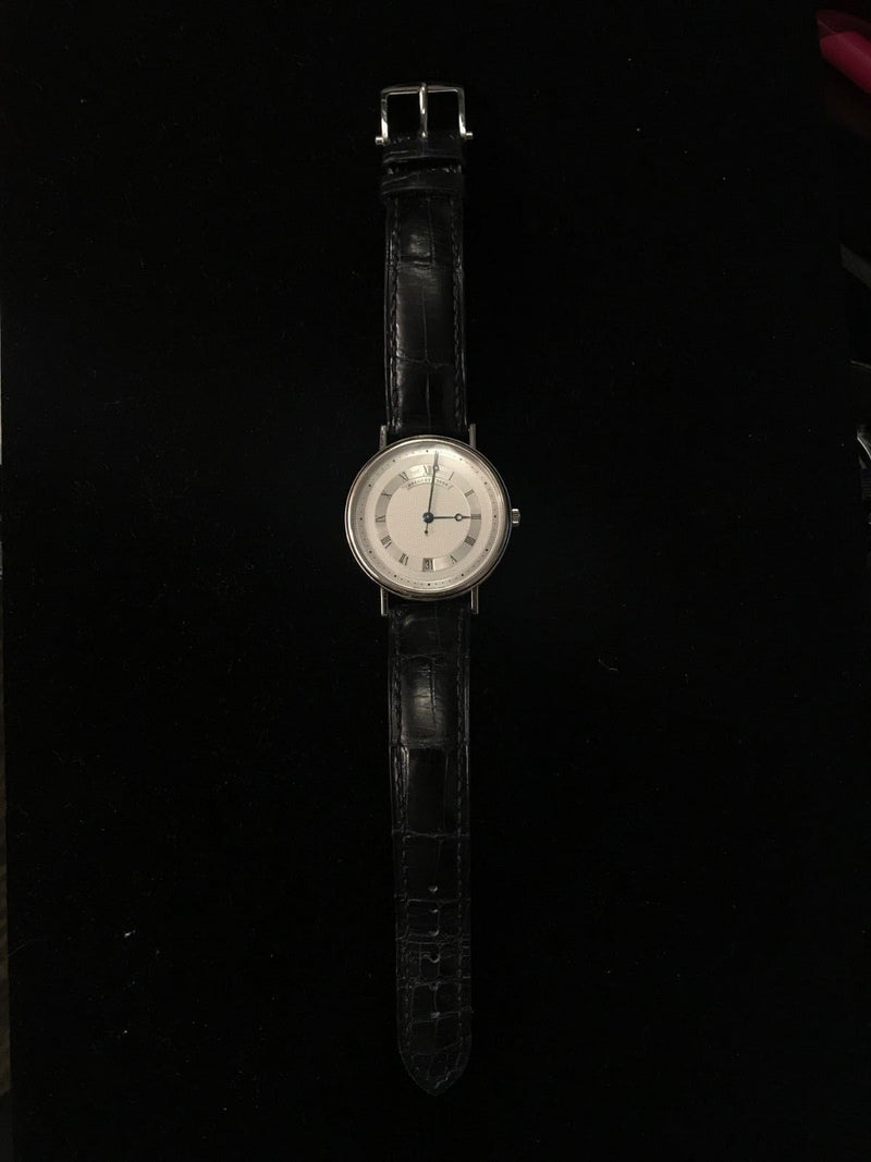 BREGUET Classic Men's 18K White Gold Wristwatch w/ Original Strap - $20K VALUE w/ CoA! APR 57