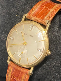 BULOVA Vintage Circa 1950s Classic Round 10K Yellow Gold Watch -$4K APR w/ CoA! APR 57