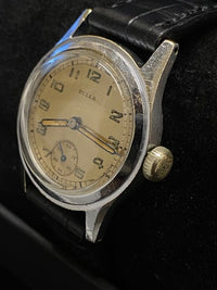BULLA Vintage C. 1940s Unisex Wristwatch in Stainless Steel - $6K APR Value w/ CoA! APR 57