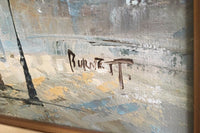 Caroline Burnett, "Montmartre, Paris", Original Oil Painting, Signed - $2K Apr Value * APR 57