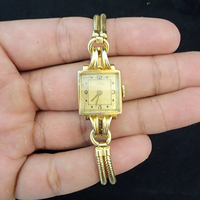 CROTON Ladies Rose Gold Tone Vintage watch w/Vintage Bracelet - $4K APR Value w/CoA APR57