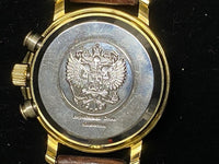 CHANEP (SNIPER) Mechanical Chronograph Gold-Tone Watch - $4K APR Value w/ CoA! APR 57