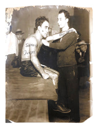 Original Photograph of Ray Arcel and Johnny Dundee - $20K APR Value w/ CoA! APR 57
