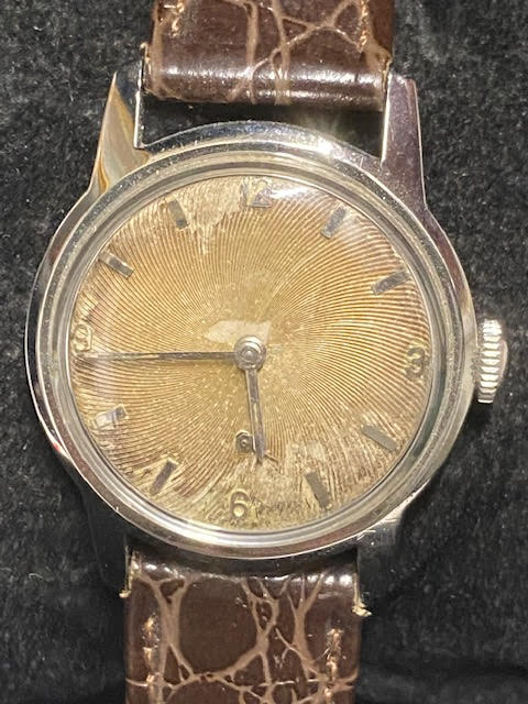 CROTON Vintage C1940s Military Stainless Steel Watch w/ Natural Aged Dial - $4K APR Value w/ CoA! APR 57