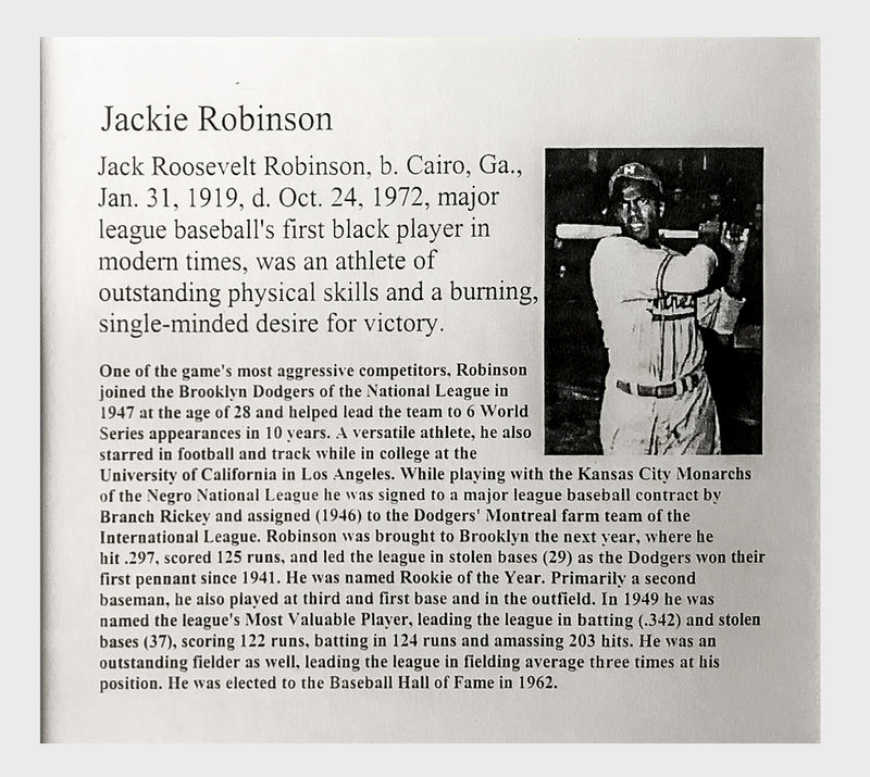 JACKIE ROBINSON Autographed 1950s Sports Memorabilia - $6K APR Value w/ CoA! + APR57