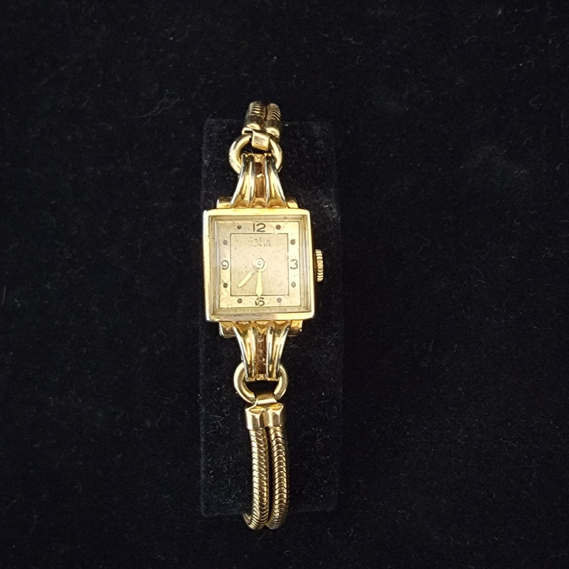 CROTON Ladies Rose Gold Tone Vintage watch w/Vintage Bracelet - $4K APR Value w/CoA APR57