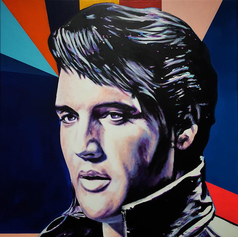 Jack Graves III, 'Elvis Presley Icon V', Icon Series 2019 - Apr Value: $3.5K* APR 57