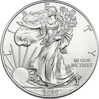 2020 1 oz American Silver Eagle Monster Box (500 Coins, BU) APR 57
