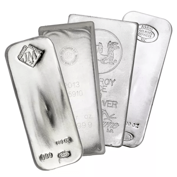 10 oz Silver Bar (Varied Condition, Any Mint) APR 57