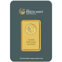 10 oz Perth Mint Gold Bar (New w/ Assay) APR 57