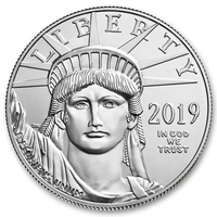 2019 1 oz American Platinum Eagle Coin (BU) APR 57