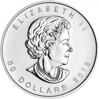 1 oz Canadian Platinum Maple Leaf Coin (Random Year) APR 57