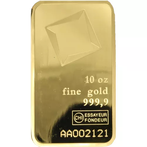 10 oz Valcambi Gold Bar (New w/ Assay) APR 57