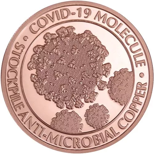1 oz COVID-19 Copper Round (New) APR 57