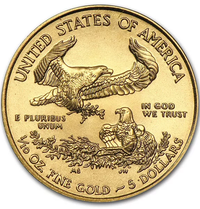 2021 1/10 oz American Gold Eagle Coin (BU) 1/11/2021 APR 57