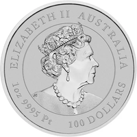 2021 1 oz Australian Platinum Lunar Ox Coin (BU) APR 57