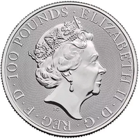 2020 1 oz British Platinum Queen’s Beast Falcon Coin (BU) APR 57