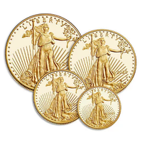 2020-W 4-Coin Proof American Gold Eagle Set (Box + CoA) APR 57