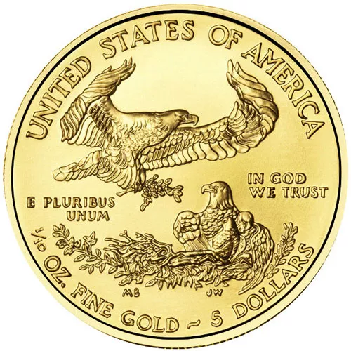 assorted modern dates 1/4 oz American Gold Eagle Coin (BU) APR 57