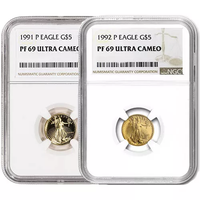 1/10 oz Proof American Gold Eagle Coin NGC PF69 UCAM (Random Year) APR 57