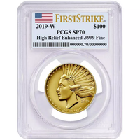 assorted modern dates 1 oz Enhanced Finish High Relief American Liberty Gold Coin PCGS SP70 FS APR 57