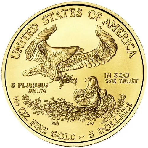 1/10 oz American Gold Eagle (Random Year, BU) APR 57