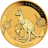 2020 1 oz Australian Gold Kangaroo Coin (BU) APR 57