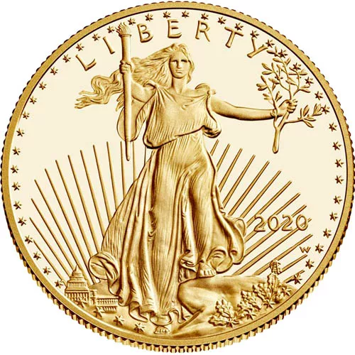 assorted modern dates 1 oz Proof American Gold Eagle Coin (Box + CoA) APR 57