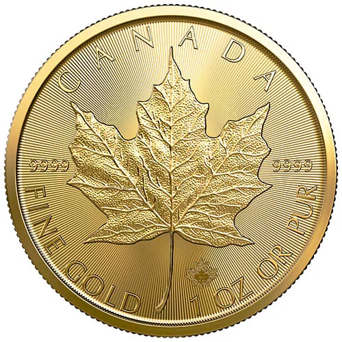2020 1 oz Canadian Gold Maple Leaf Coin (BU) APR 57