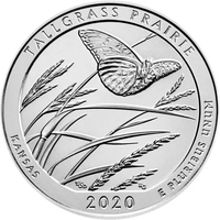 2020 5 oz ATB Tallgrass Prairie National Preserve Silver Coin (BU) APR 57