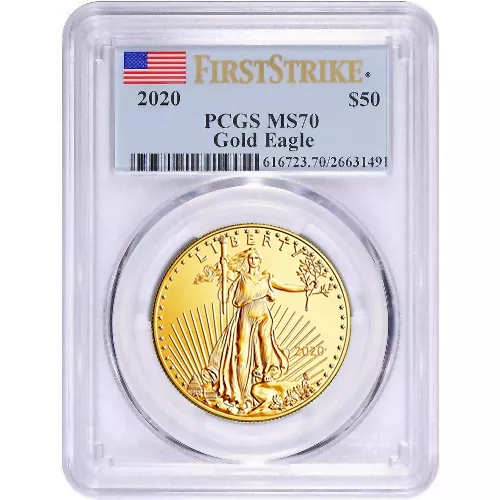 assorted modern dates 1 oz American Gold Eagle Coin PCGS MS70 FS APR 57