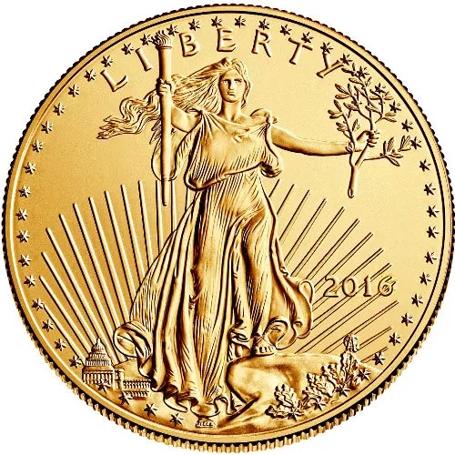 1 oz American Gold Eagle Coin (Random Year, BU) APR 57
