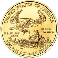 assorted modern dates 1 oz American Gold Eagle Coin (BU) 1/11/2021 APR 57