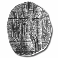 2 oz Monarch Egyptian Goddesses Relic Silver Bar (New) APR 57