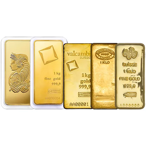 1 Kilo Gold Bar (Varied Condition, Any Mint) - $80,000.00 APR Value! APR 57