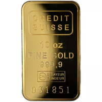 10 oz Credit Suisse Gold Bar (New w/ Assay) APR 57
