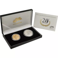 2006-W Burnished American Eagle 20th Anniversary 2-Coin Set (Box + CoA) APR 57